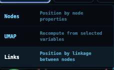 Layout Mode Menu