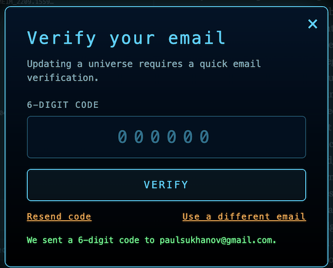 Verify Email